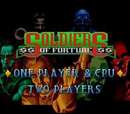 Soldiers of Fortune (USA) Title Screen